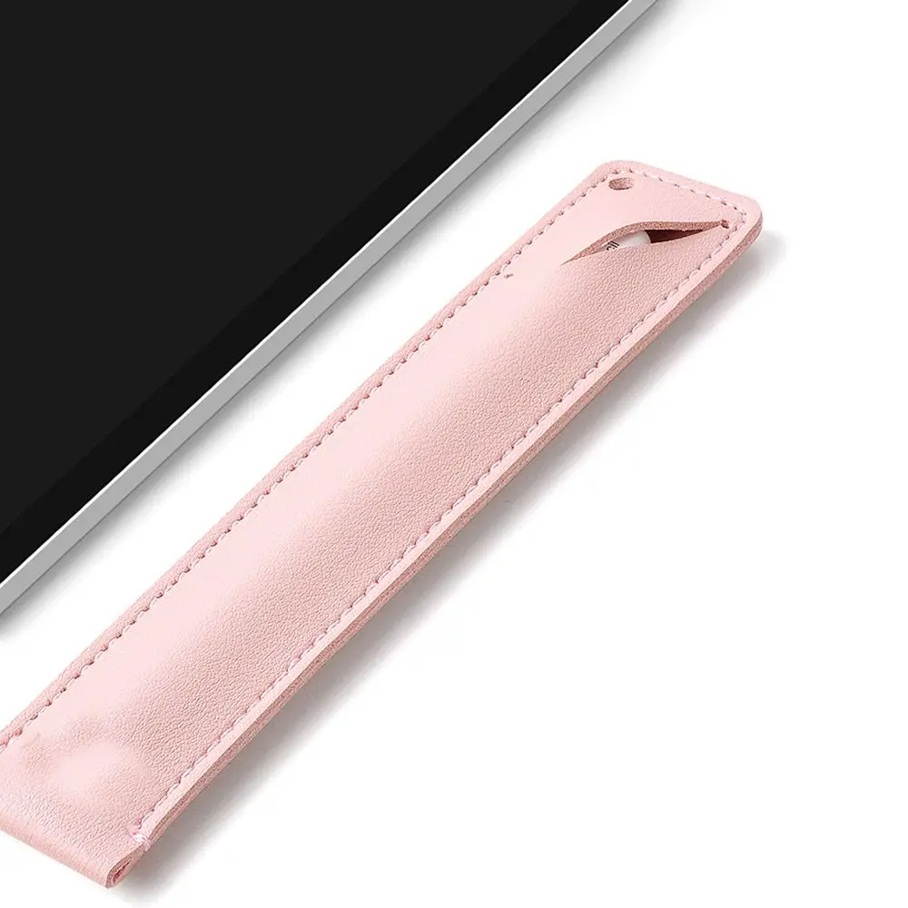 Stylus Pen Cover For IPad Apple Pencil Case Holder Soft Leather Anti-scroll Pouch Cap Nib Cover Tablet Touch Pen Protective Case