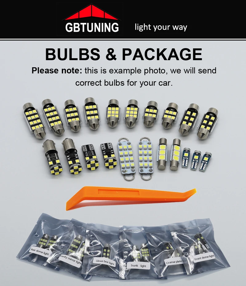 LED Interior Light Bulb Kit For Volkswagen VW Multivan Caravelle MK5 MK6 T5 T6 2003-2018 Car Dome Map Reading Trunk Lamp Canbus