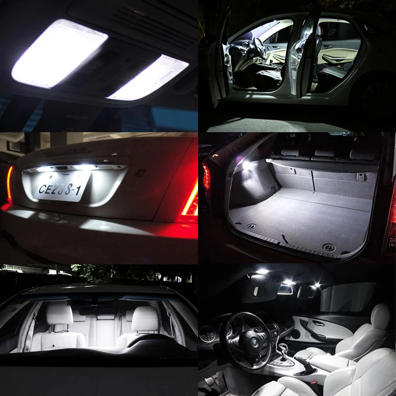 LED Interior Light Bulb Kit For Volkswagen VW Multivan Caravelle MK5 MK6 T5 T6 2003-2018 Car Dome Map Reading Trunk Lamp Canbus