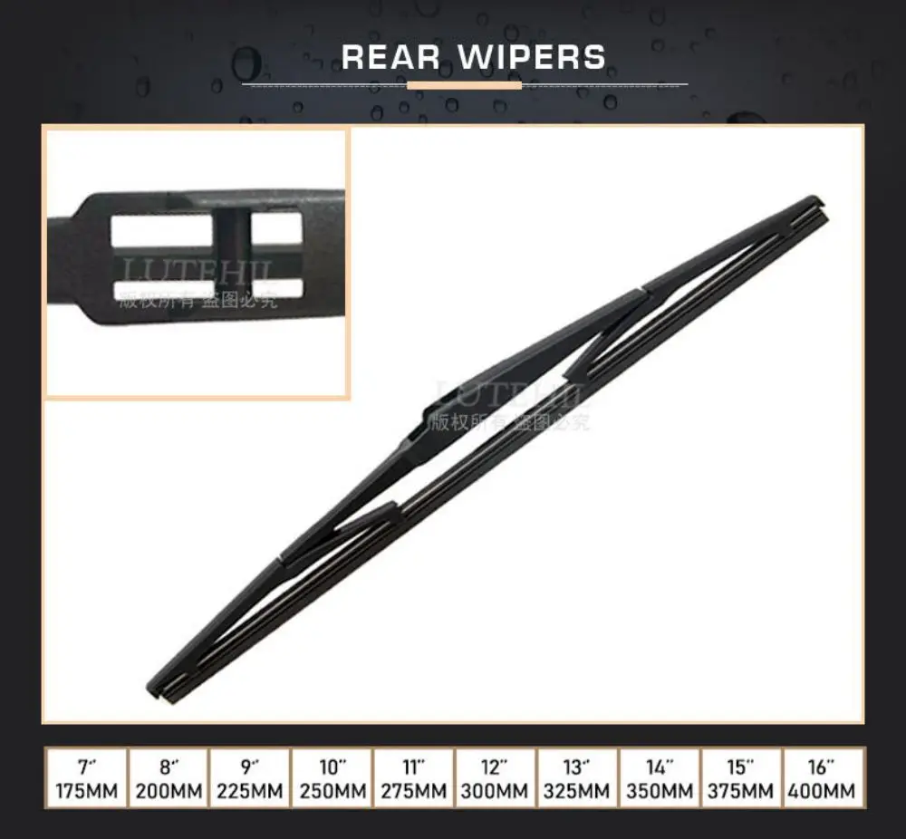 For Mazda CX-5 KE 2012-2017 2013 2014 2015 2016 Wiper Front & Rear Wiper Blades Windshield Windscreen Window Brushes 24"+18"+14"