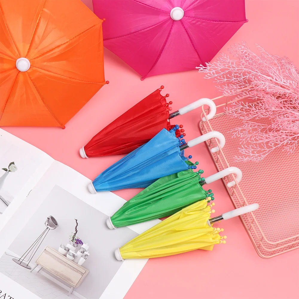 1 Pcs New Mini Doll Umbrella Toy Rain Umbrella Dolls Accessories Birthday Gift for Kid Children Doll Embellishment Ornament