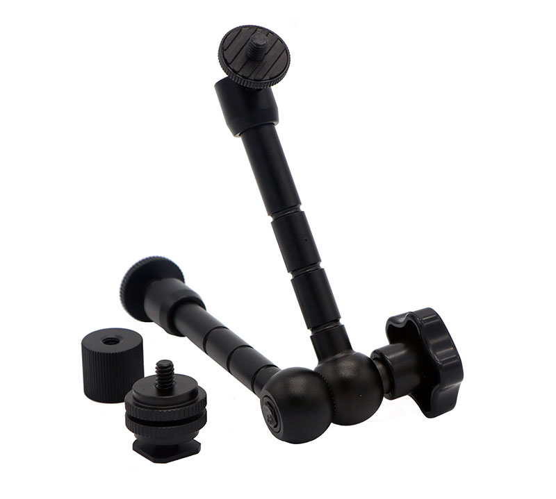 11 Inch Adjustable Friction Articulating Magic Arm + Super Clamp for SLR LCD Monitor LED Flash Light Studio Camera Accessories