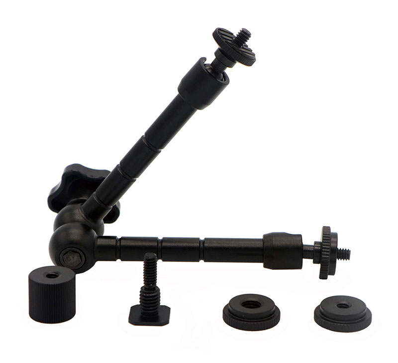 11 Inch Adjustable Friction Articulating Magic Arm + Super Clamp for SLR LCD Monitor LED Flash Light Studio Camera Accessories