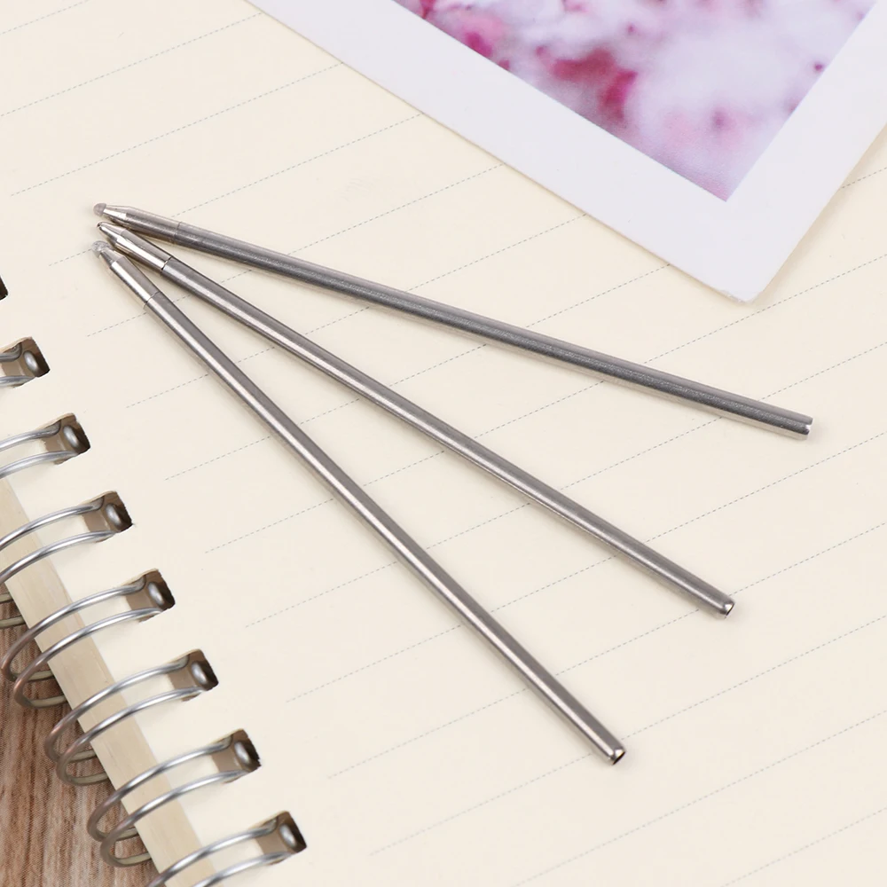 5PCS/Lot Various Types Of Crystal Diamond Head Refill Ballpoint Pen Refill 68MM Neutral Refill Gravity Pen Multifunction Refill
