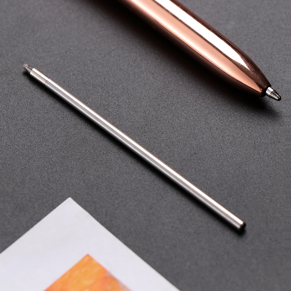 5PCS/Lot Various Types Of Crystal Diamond Head Refill Ballpoint Pen Refill 68MM Neutral Refill Gravity Pen Multifunction Refill
