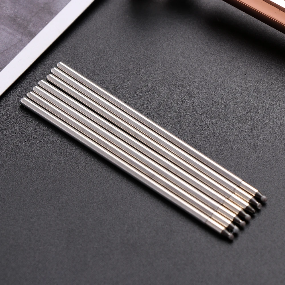 5PCS/Lot Various Types Of Crystal Diamond Head Refill Ballpoint Pen Refill 68MM Neutral Refill Gravity Pen Multifunction Refill