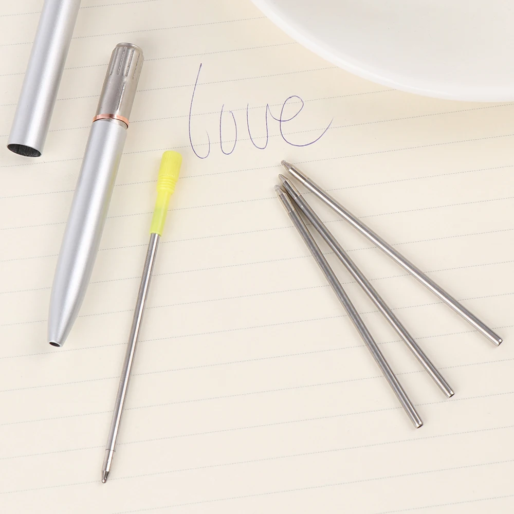 5PCS/Lot Various Types Of Crystal Diamond Head Refill Ballpoint Pen Refill 68MM Neutral Refill Gravity Pen Multifunction Refill