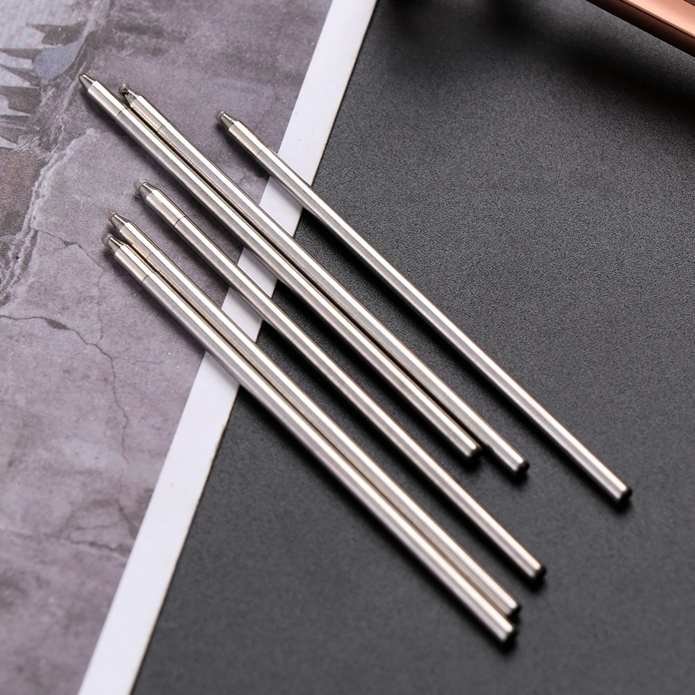 5PCS/Lot Various Types Of Crystal Diamond Head Refill Ballpoint Pen Refill 68MM Neutral Refill Gravity Pen Multifunction Refill