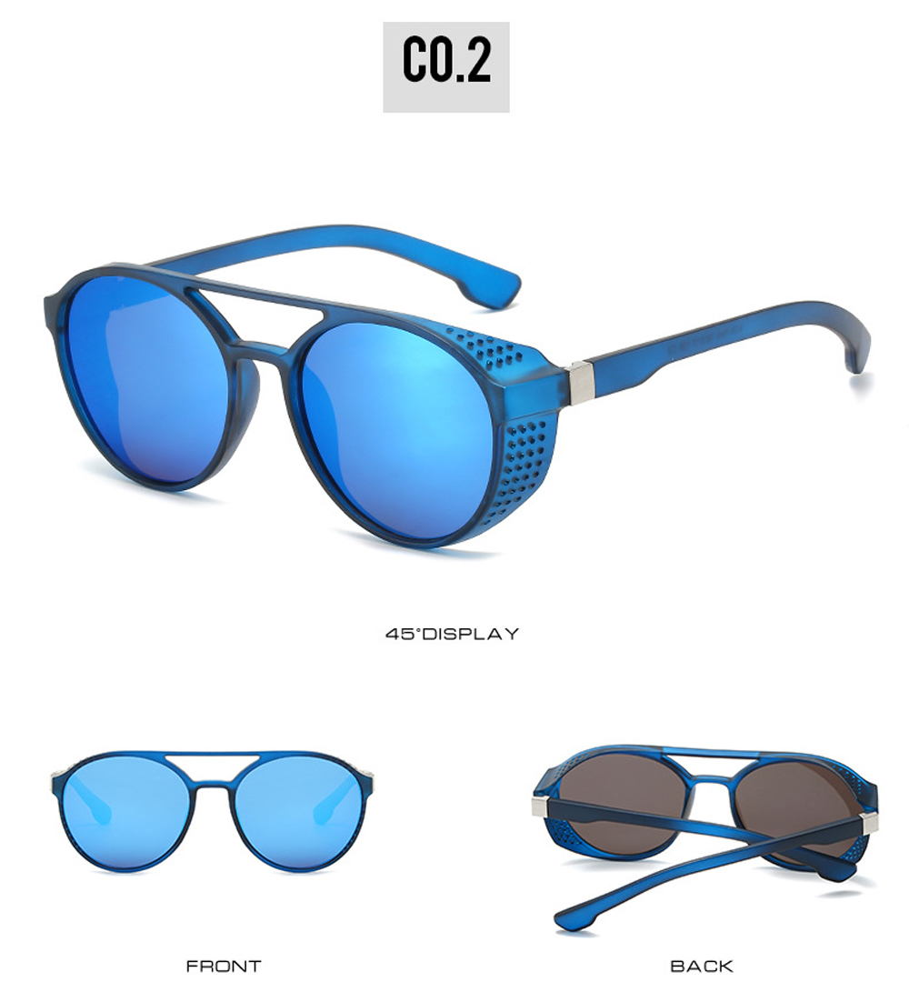 UV400 Punk Sun Glasses - Men's Retro Style Sunglasses by MUSELIFE