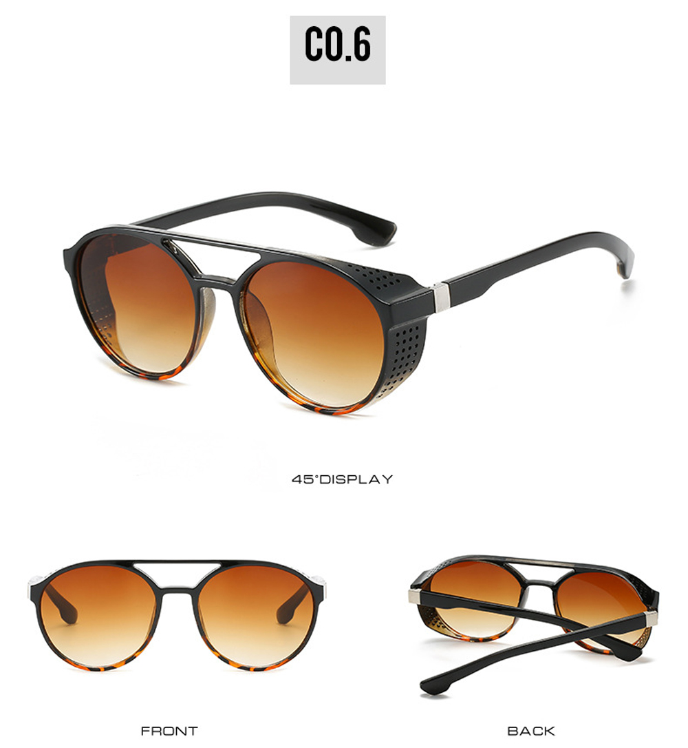 UV400 Punk Sun Glasses - Men's Retro Style Sunglasses by MUSELIFE
