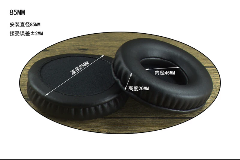 Replacement Ear Pads Round Ear Pads Repair Parts 50mm 60mm 65mm 70mm 75mm 80mm 85mm 90mm 95mm 100mm 110mm Headphone Sleeve
