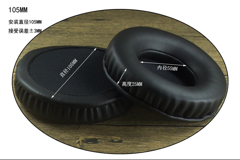 Replacement Ear Pads Round Ear Pads Repair Parts 50mm 60mm 65mm 70mm 75mm 80mm 85mm 90mm 95mm 100mm 110mm Headphone Sleeve