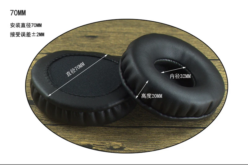 Replacement Ear Pads Round Ear Pads Repair Parts 50mm 60mm 65mm 70mm 75mm 80mm 85mm 90mm 95mm 100mm 110mm Headphone Sleeve
