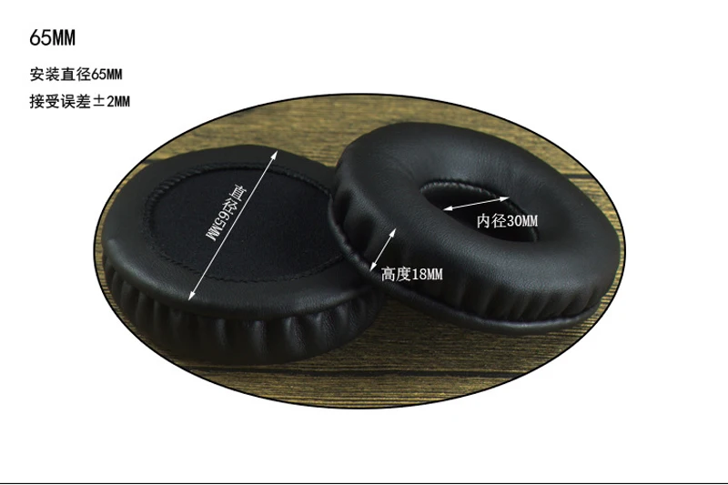Replacement Ear Pads Round Ear Pads Repair Parts 50mm 60mm 65mm 70mm 75mm 80mm 85mm 90mm 95mm 100mm 110mm Headphone Sleeve