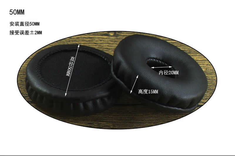 Replacement Ear Pads Round Ear Pads Repair Parts 50mm 60mm 65mm 70mm 75mm 80mm 85mm 90mm 95mm 100mm 110mm Headphone Sleeve