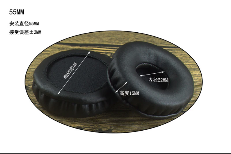 Replacement Ear Pads Round Ear Pads Repair Parts 50mm 60mm 65mm 70mm 75mm 80mm 85mm 90mm 95mm 100mm 110mm Headphone Sleeve