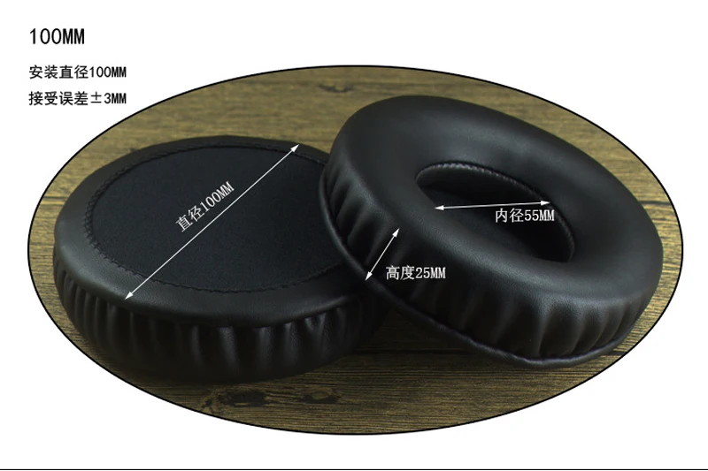 Replacement Ear Pads Round Ear Pads Repair Parts 50mm 60mm 65mm 70mm 75mm 80mm 85mm 90mm 95mm 100mm 110mm Headphone Sleeve