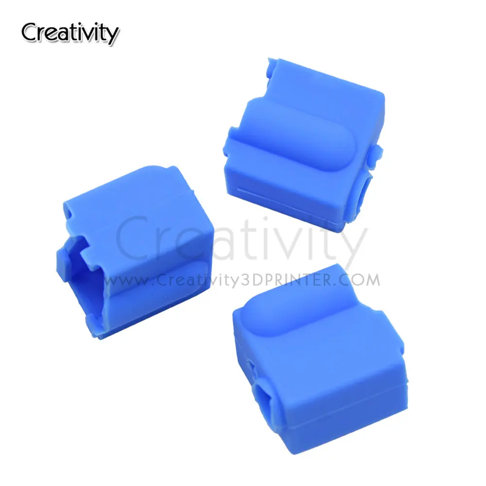 Creativity 3D Printer Part Volcano Silicone Socks for Sidewinder X1 Genius Volcano Heat Block J-Head Hotend Extruder Block Cover