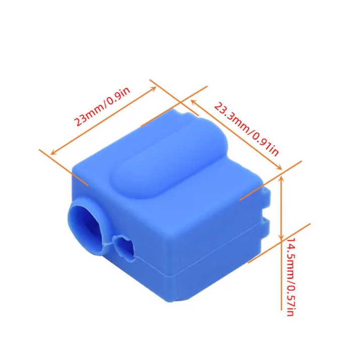 Creativity 3D Printer Part Volcano Silicone Socks for Sidewinder X1 Genius Volcano Heat Block J-Head Hotend Extruder Block Cover