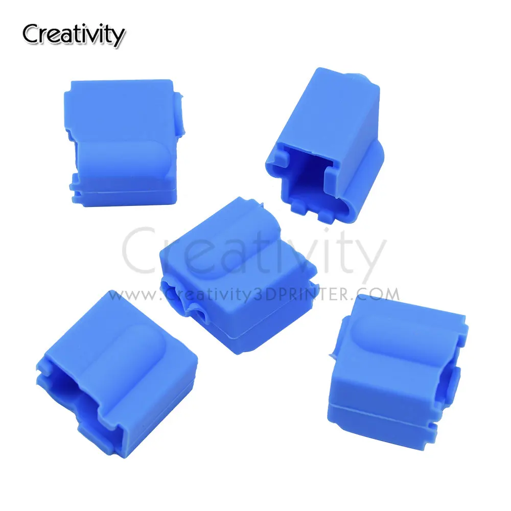 Creativity 3D Printer Part Volcano Silicone Socks for Sidewinder X1 Genius Volcano Heat Block J-Head Hotend Extruder Block Cover