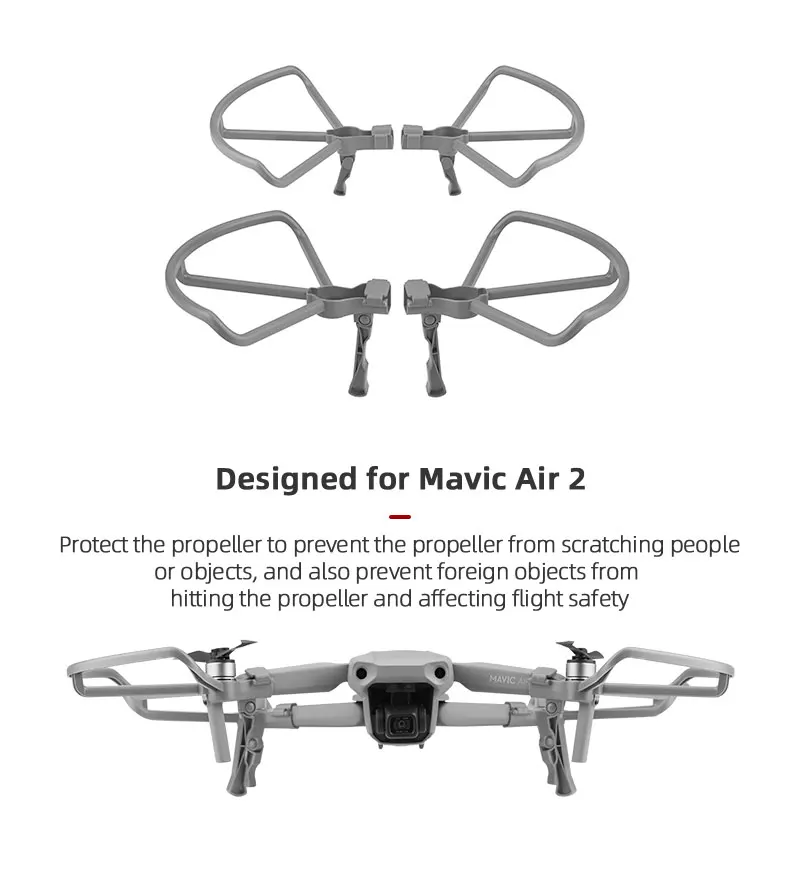 Propeller Guard for DJI Mavic Air 2/Air 2S , Quick Release Props Blade Wing Fan Cover for Air 2S Helice Protector Accessories