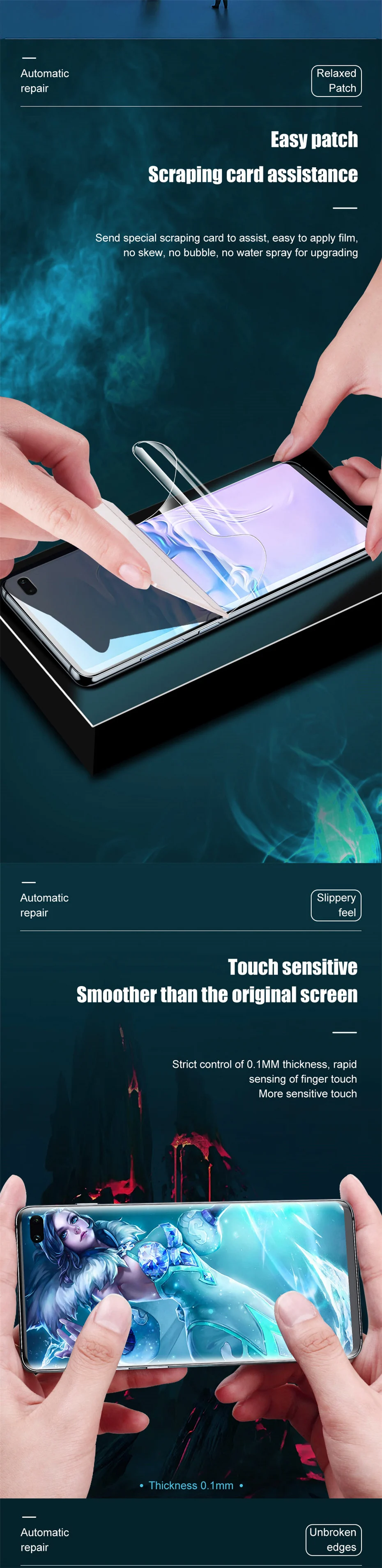 3PCS For Samsung Galaxy S22 S21 S20 Ultra Plus Screen Protector Note 20 10 9 8 S10 S8 S9 Plus Lite S10E S20FE A52 S 5G Not Glass