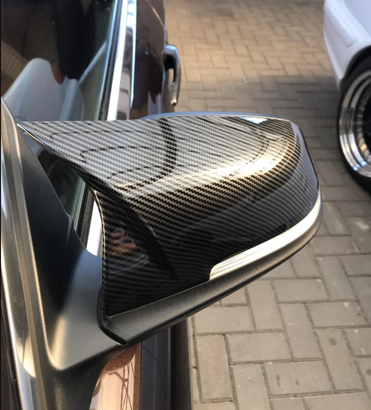 Rearview Mirror Cover Side Wing Rear View Mirror Case Cover Glossy Black For BMW serie 1 2 3 4 F20 F21 F22 F30 F32 F36 X1 F87 M3