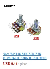 3590S Multiturn Potentiometer 500 1K 2K 5K 10K 20K 50K 100K ohm Potentiometer Adjustable Resistor 3590 102 202 502 103
