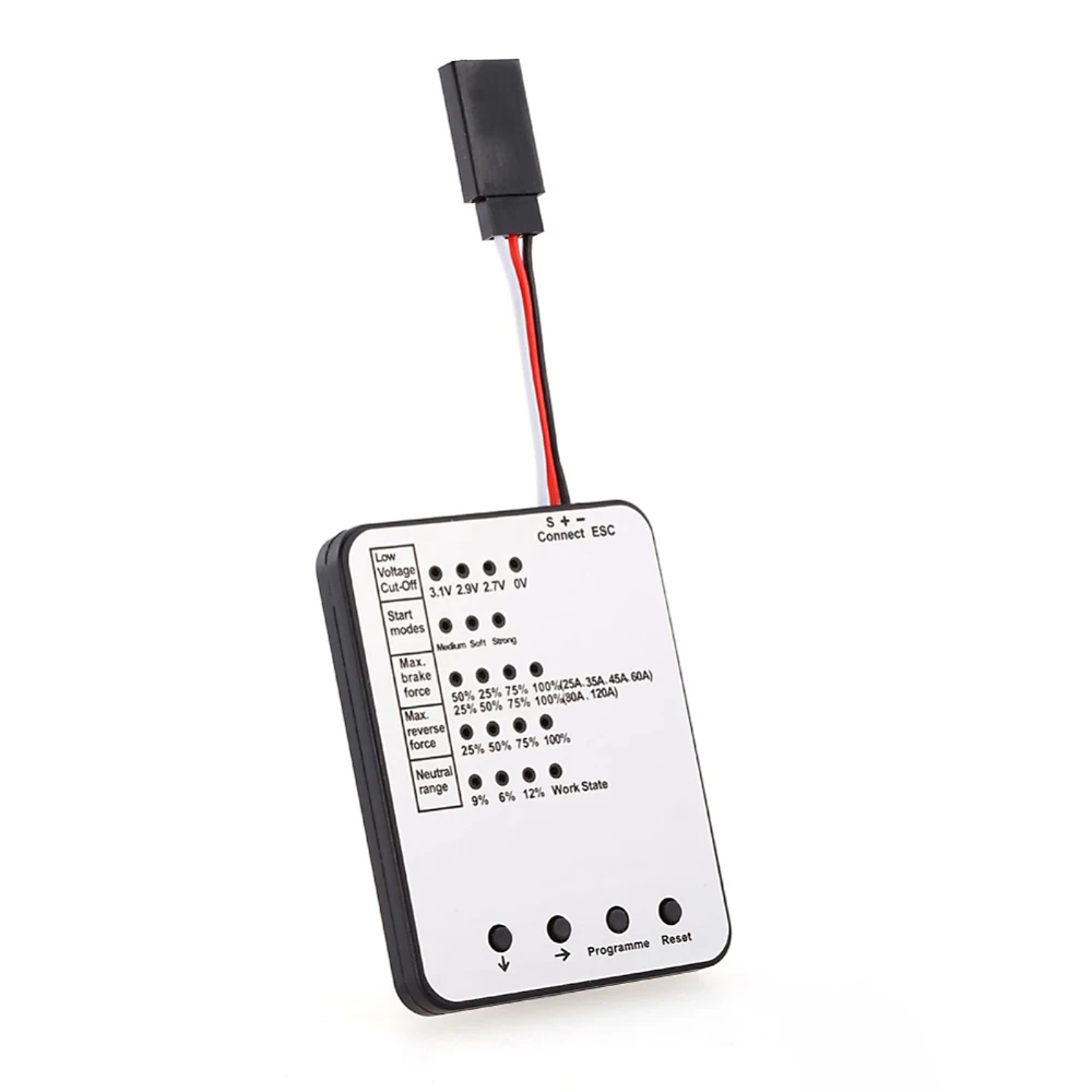 RC Car Program Card SURPASS HOBBY LED Programming Card for RC Car 25A/35A/45A/60A/80A/120A/150A Brushless ESC