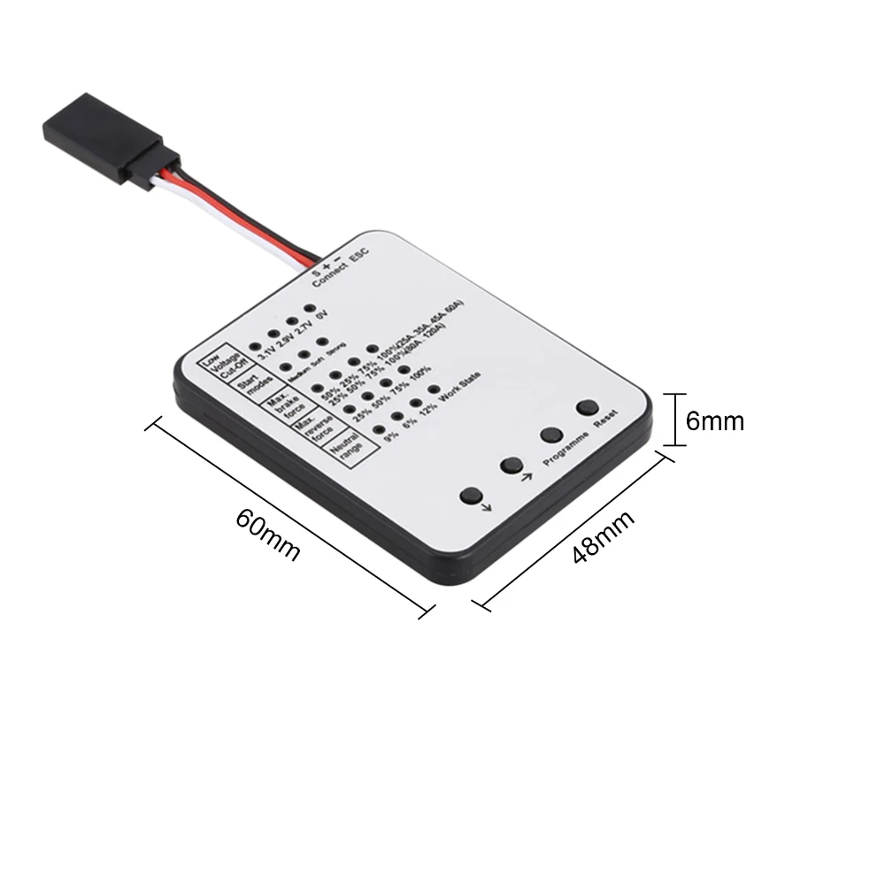 RC Car Program Card SURPASS HOBBY LED Programming Card for RC Car 25A/35A/45A/60A/80A/120A/150A Brushless ESC