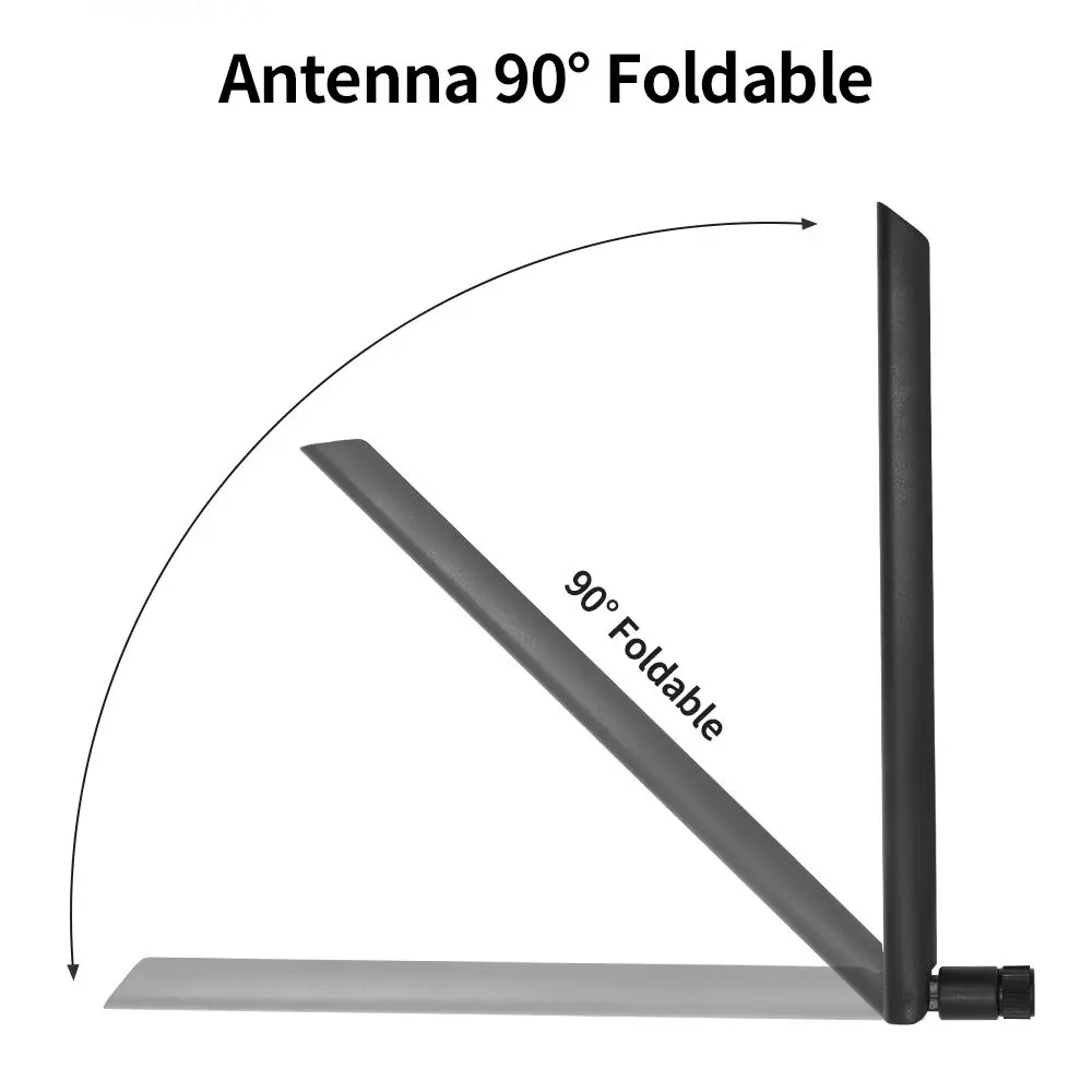 2pcs Dual Band WIFI Antenna 10dBi 2.4G 5G 5.8G SMA Male Amplifier WLAN Router Singal Booster