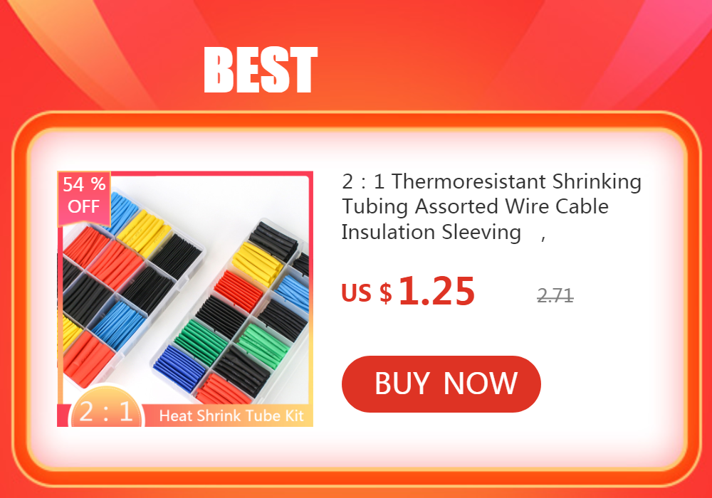 1M 3:1 Ratio Dual Wall Heat Shrink Tube Thick Glue Shrinkable Tubing Adhesive Lined Wrap Wire Kit 1.6/2.4/3.2/4.8/6.4/7.9/mm