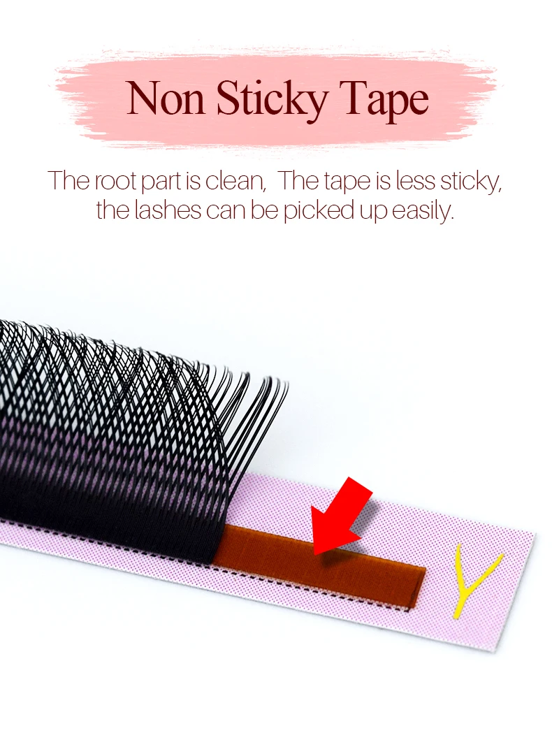SONG LASHES New Premade Fans YY Shape Black Brown Eyelash Extension Two Tips C/D Curl High Quality Fans