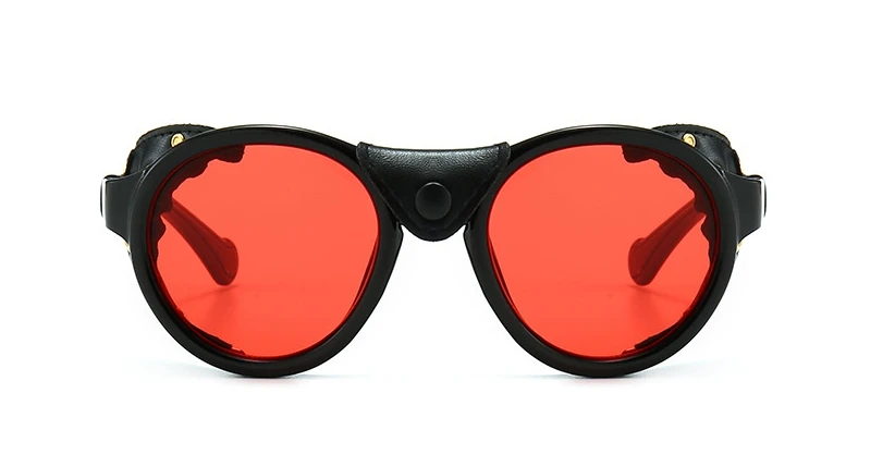 46311 Steam Punk Oval Windproof Goggle Sunglasses Vintage Men Women Shades UV400 Vintage Glasses