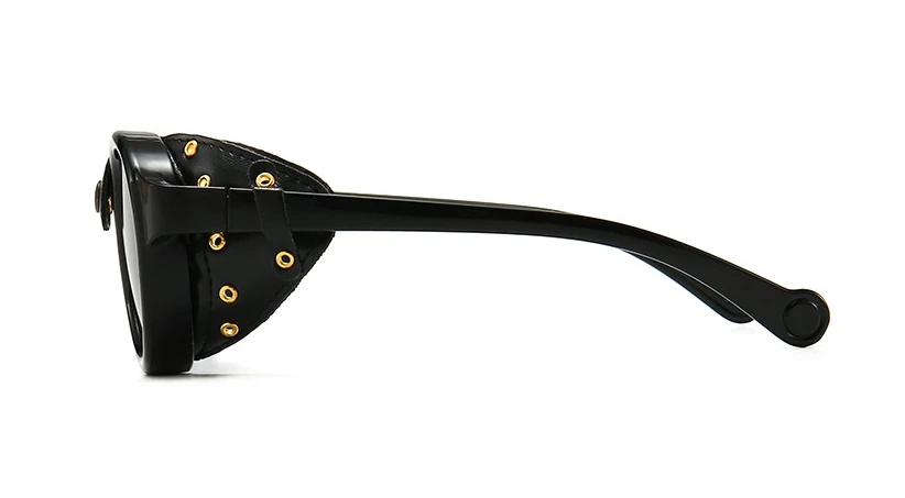 46311 Steam Punk Oval Windproof Goggle Sunglasses Vintage Men Women Shades UV400 Vintage Glasses