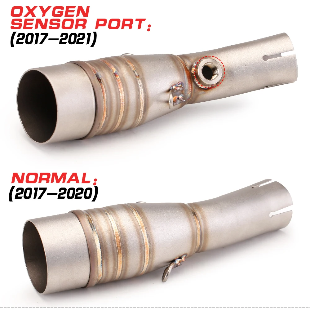 For X MAX 300 XMAX300 XMAX 250 XMAX250 2017 2018 2019 2020 2021 Middle Link Pipe full system Fit All 51mm Exhaust Muffler