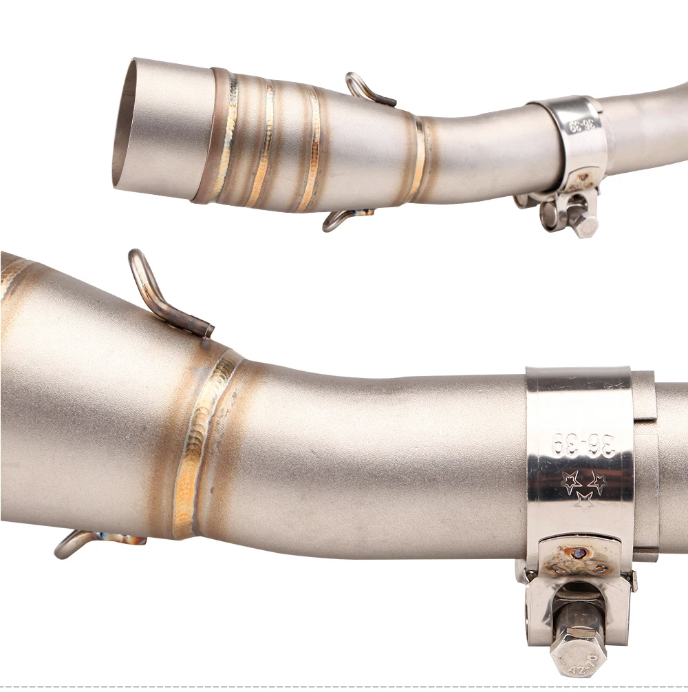For X MAX 300 XMAX300 XMAX 250 XMAX250 2017 2018 2019 2020 2021 Middle Link Pipe full system Fit All 51mm Exhaust Muffler