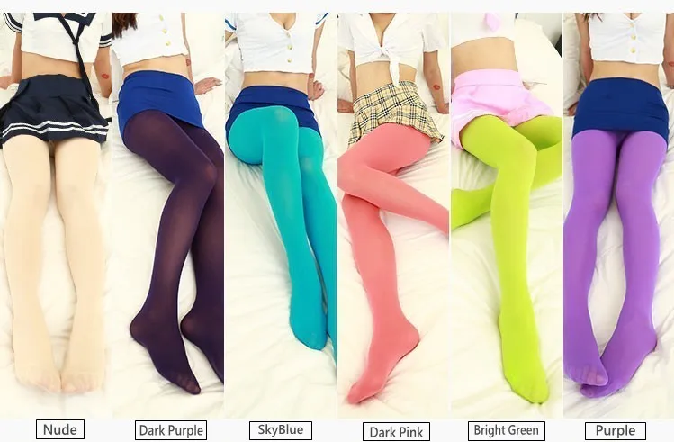 100D Woman Tights Colorful Anti-hook Tear Resistant Super Elastic Pantyhose Sexy Female Hosiery Spring Autumn winter Plus size