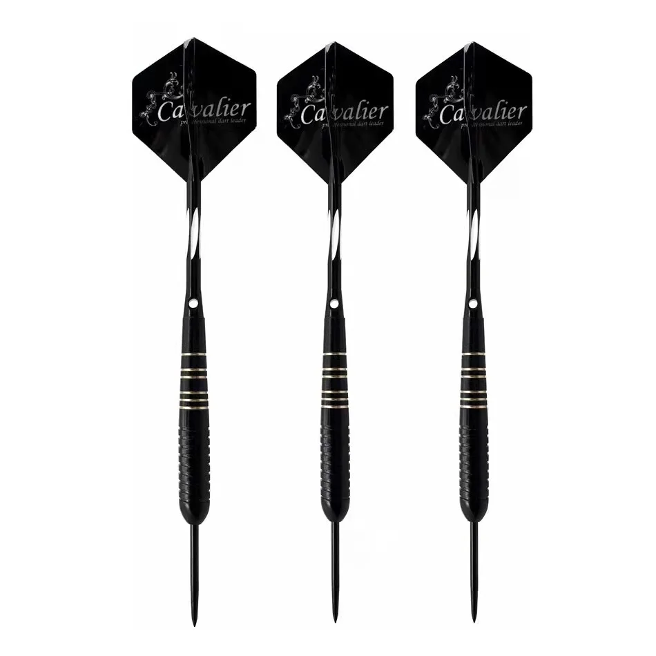 3pcs/set Professional Darts Free Carry Box 23g Total Length 16.5cm Black Golden Color Steel Tip Darts With Aluminum Shaft