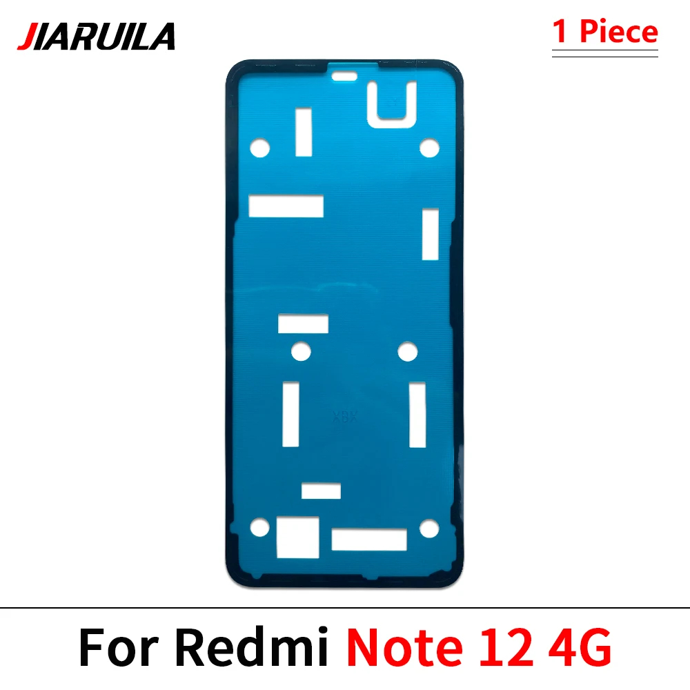 NEW Tested Waterproof Adhesive Back Housing Battery Cover Glue Stickers For Xiaomi Redmi Note 10 7 8 9 11 4G 12 Pro Plus 11S 9S