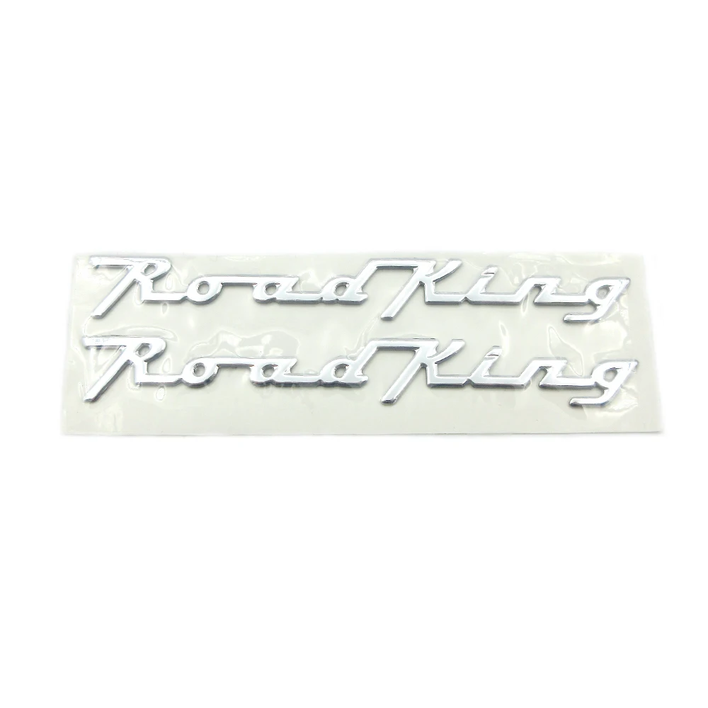 3D Chrome Motorcycle Roadking Decals Stickers 110/105th Anniversary Classic Motorbike Emblem Badge For Harley Davidson Road King