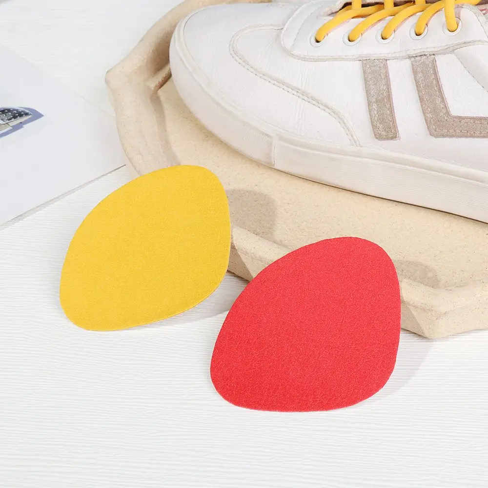 4Pcs/Set Fashion Woman Heel Repair Subsidy Shoes Hole Sticker Sneaker Lined Patch Cobbler Anti-wear Pads Foot Care Protector
