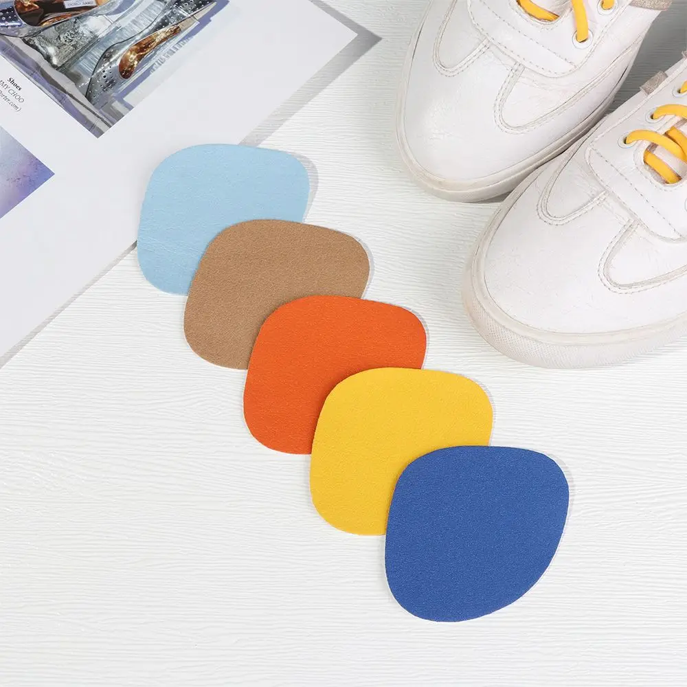 4Pcs/Set Fashion Woman Heel Repair Subsidy Shoes Hole Sticker Sneaker Lined Patch Cobbler Anti-wear Pads Foot Care Protector