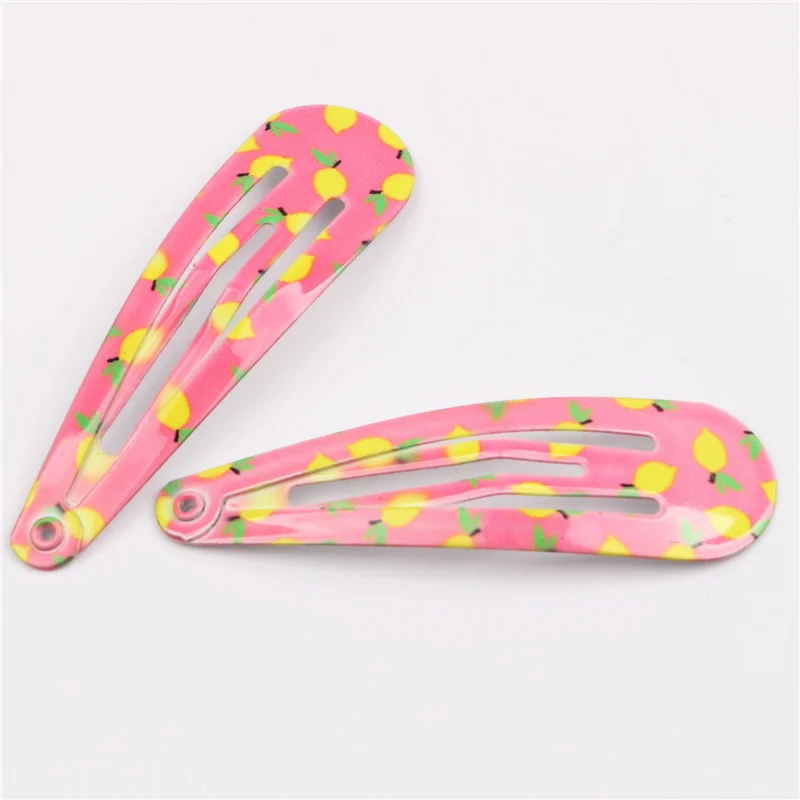 Girls Hair Accessories High-quality 10/20/30Pcs/Lot Printing Flower BB Hair Clip Paint Dripping Hairpins Colorful Kids Headdress