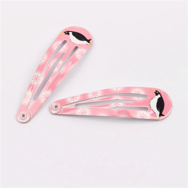 Girls Hair Accessories High-quality 10/20/30Pcs/Lot Printing Flower BB Hair Clip Paint Dripping Hairpins Colorful Kids Headdress