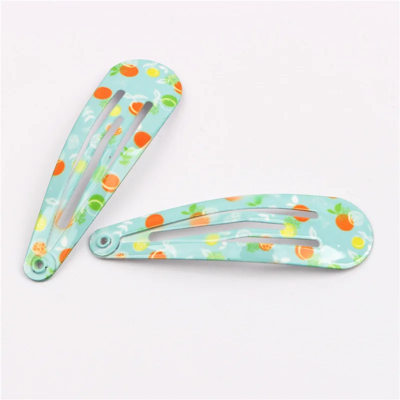 Girls Hair Accessories High-quality 10/20/30Pcs/Lot Printing Flower BB Hair Clip Paint Dripping Hairpins Colorful Kids Headdress