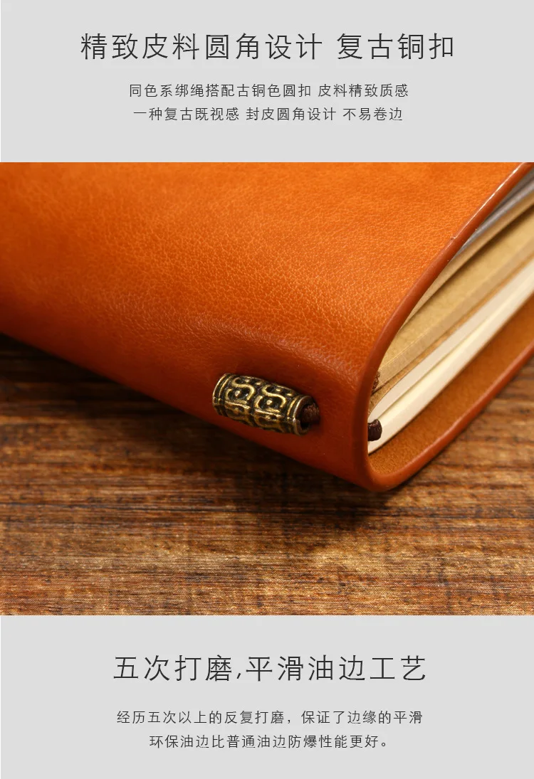 Korea Bandage Creative Handbook A6 Retro Portable Travel Notepad Diary Notebook