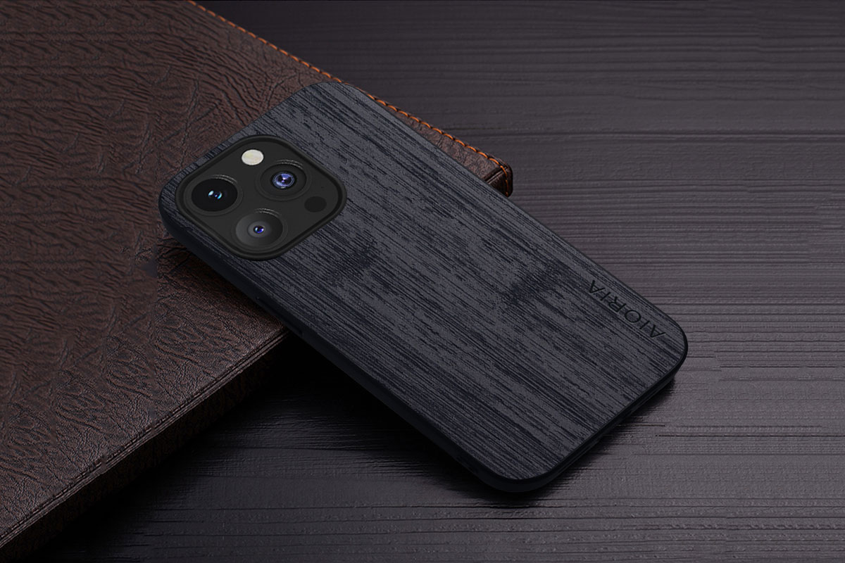 Case for iPhone 15 16 14 13 12 11 Pro Max Mini XR X XS Max Plus Funda Bamboo Wood Pattern Leather Cover Luxury Coque Case Capa