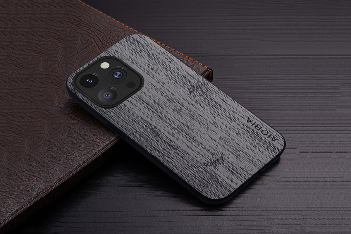 Case for iPhone 15 16 14 13 12 11 Pro Max Mini XR X XS Max Plus Funda Bamboo Wood Pattern Leather Cover Luxury Coque Case Capa