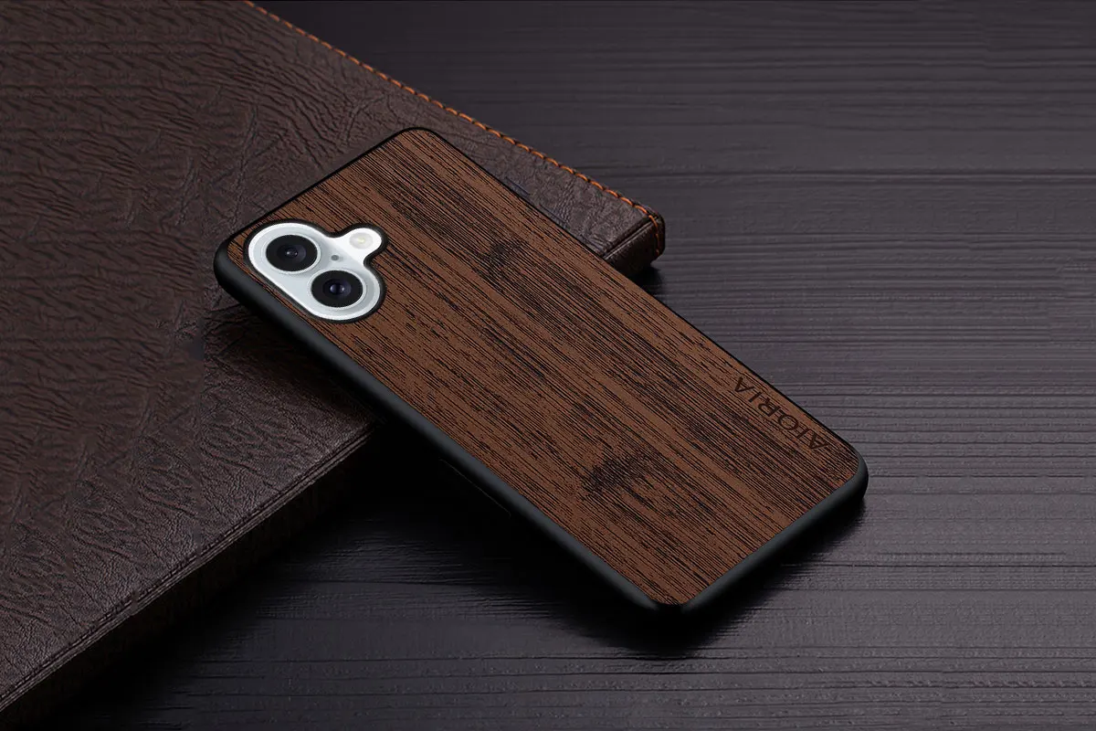 Case for iPhone 15 16 14 13 12 11 Pro Max Mini XR X XS Max Plus Funda Bamboo Wood Pattern Leather Cover Luxury Coque Case Capa